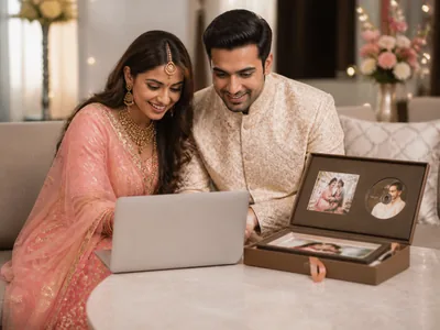 Photo & Video Delivery wedding service visual
