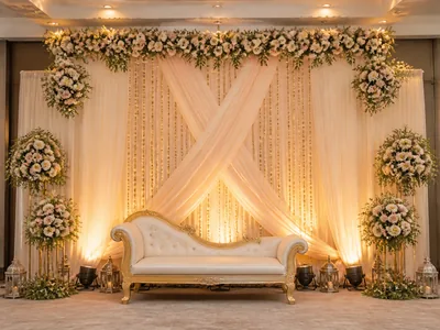 Photo Backdrop wedding service visual