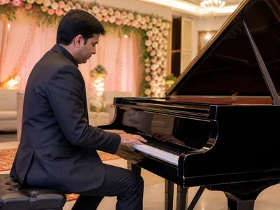 Pianist wedding service visual