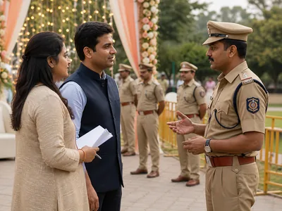 Police / Permission Coordination where required wedding service visual