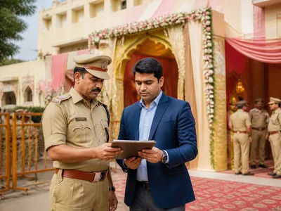 Police Permissions where applicable wedding service visual