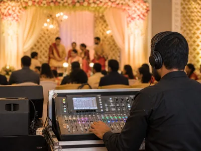 Professional Audio wedding service visual