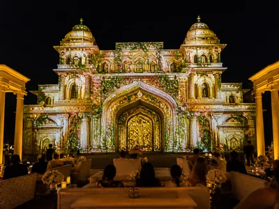 Projection Mapping wedding service visual — Delhi Projection Mapping wedding service visual