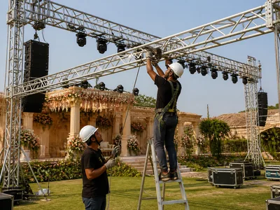 Rigging wedding service visual