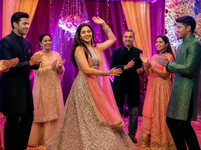 Sangeet wedding service visual