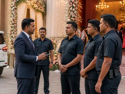Security Personnel Coordination wedding service visual