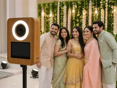 Selfie Booth wedding service visual