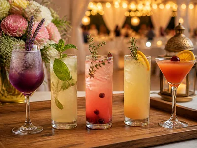 Signature Cocktails wedding service visual