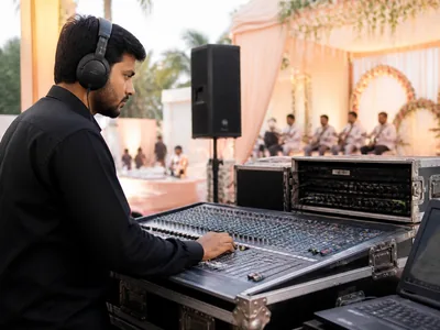 Sound Production wedding service visual