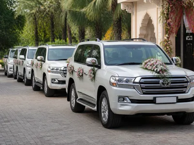 SUV Fleet wedding service visual