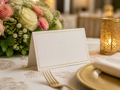 Table Cards wedding service visual
