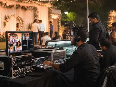 Technical Crew wedding service visual