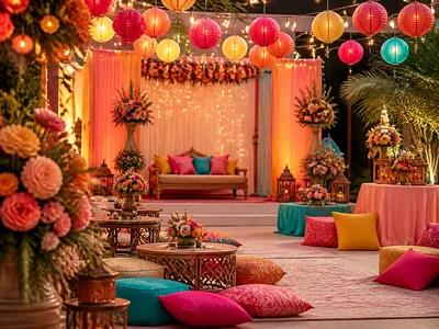 Theme Party wedding service visual