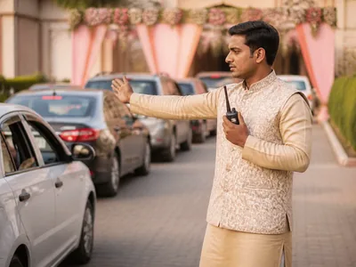 Traffic Coordination wedding service visual
