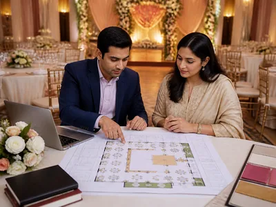 Venue Layout Planning wedding service visual