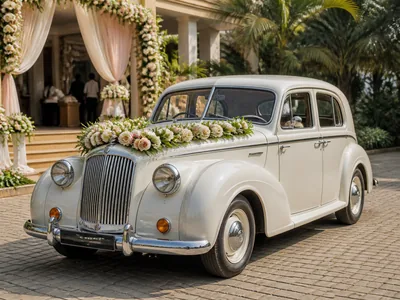 Vintage Car wedding service visual