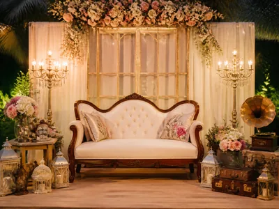 Vintage Theme wedding service visual
