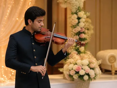 Violinist wedding service visual