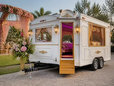 Wedding Trailer wedding service visual