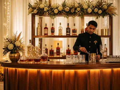 Whisky Bar wedding service visual