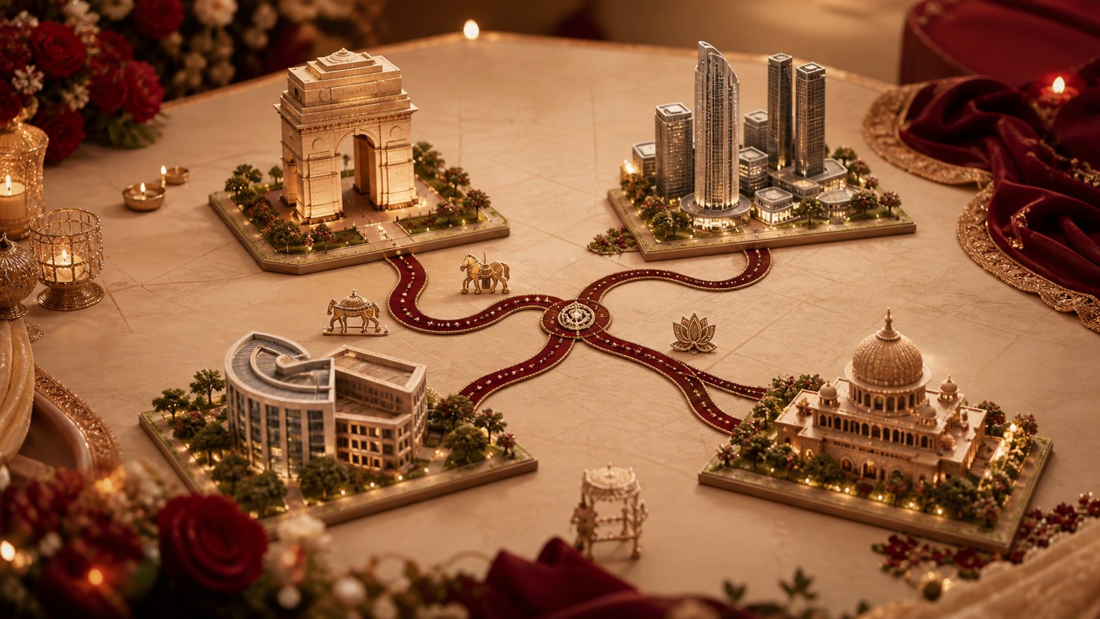 Wedding planning consultation with an elegant Indian wedding planning board in Delhi NCR Wedding planning consultation with an elegant Indian wedding planning board in Delhi NCR