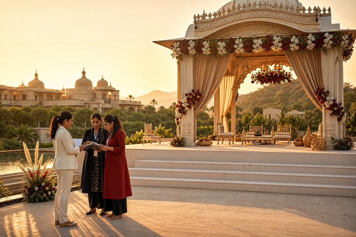 Destination Wedding Planning — venue planning visual