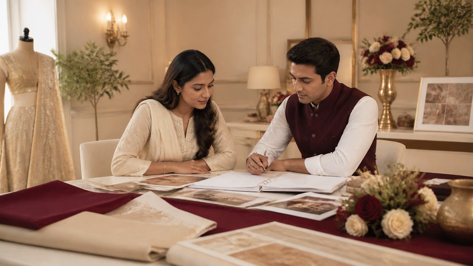 Wedding planning guide and checklist editorial visual in Delhi NCR Wedding planning guide and checklist editorial visual in Delhi NCR