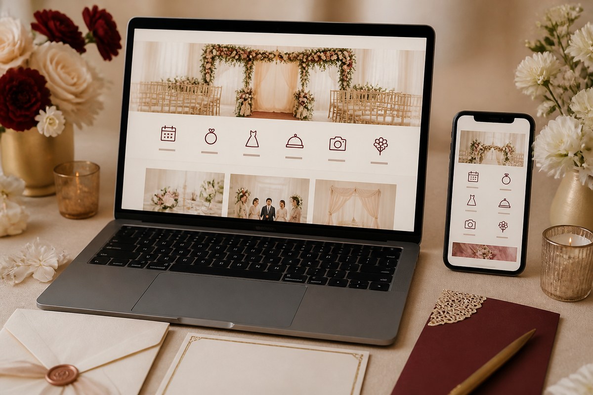Invitations & Wedding Stationery — wedding website planning visual