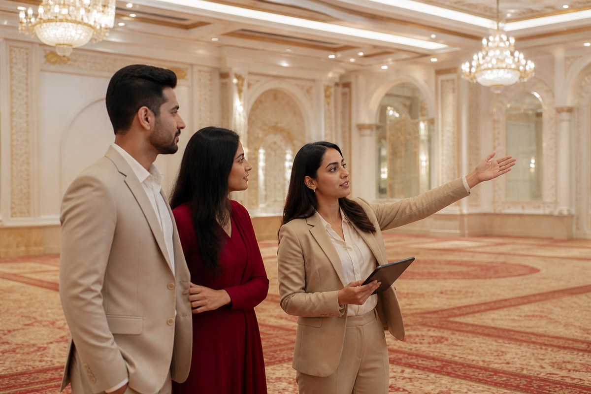 Venue Selection & Management — Venue shortlisting planning visual