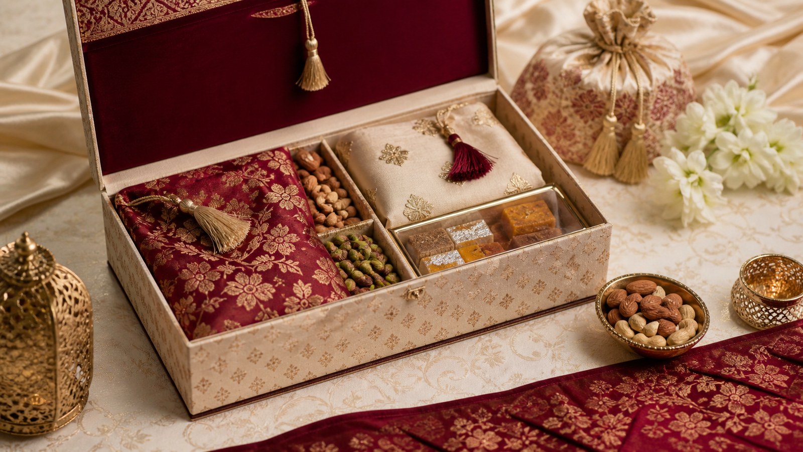 Premium wedding welcome hampers and gifts in Delhi NCR