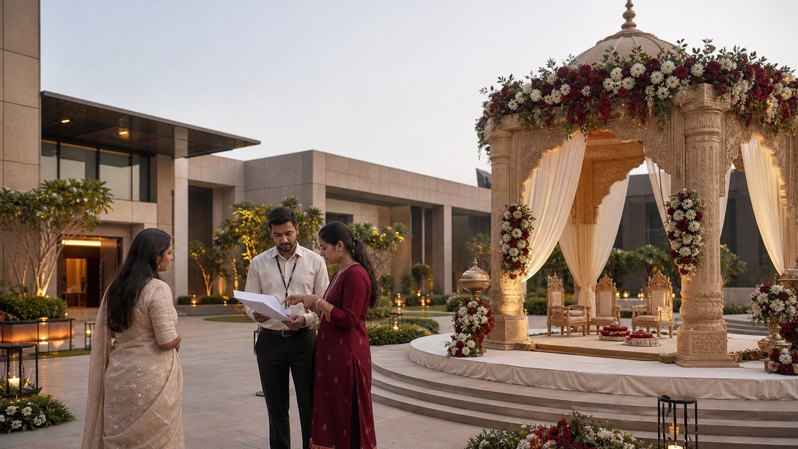 Wedding planning consultation with an elegant Indian wedding planning board for Noida Wedding planning consultation with an elegant Indian wedding planning board for Noida