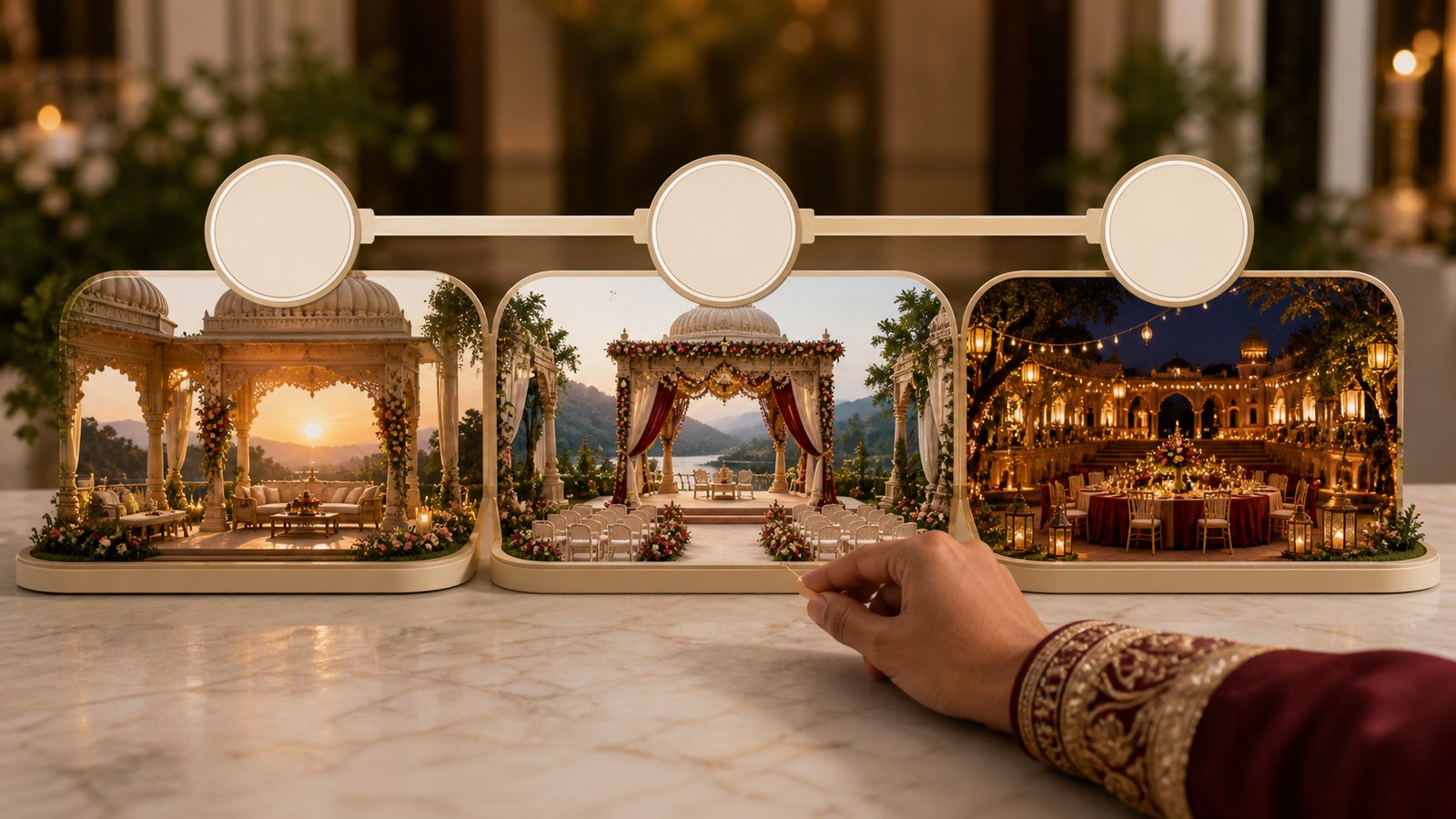 Wedding planning guide and checklist editorial visual in Delhi NCR